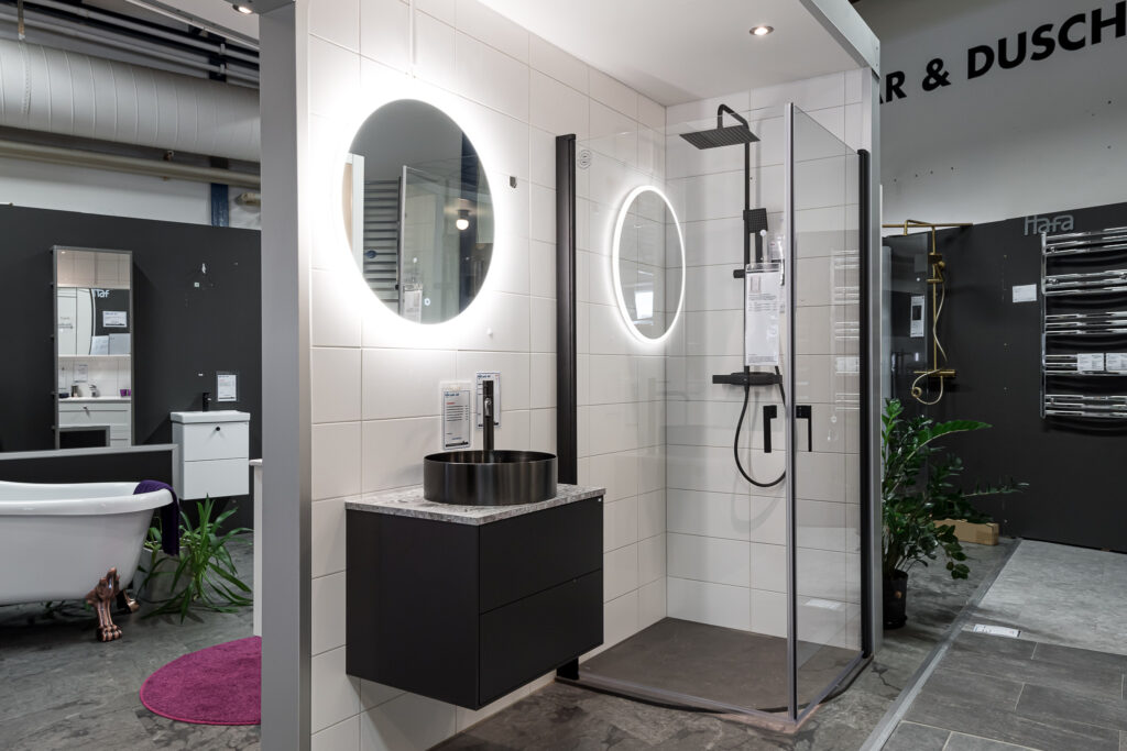 Butik och materialutställning hos P&B Golv