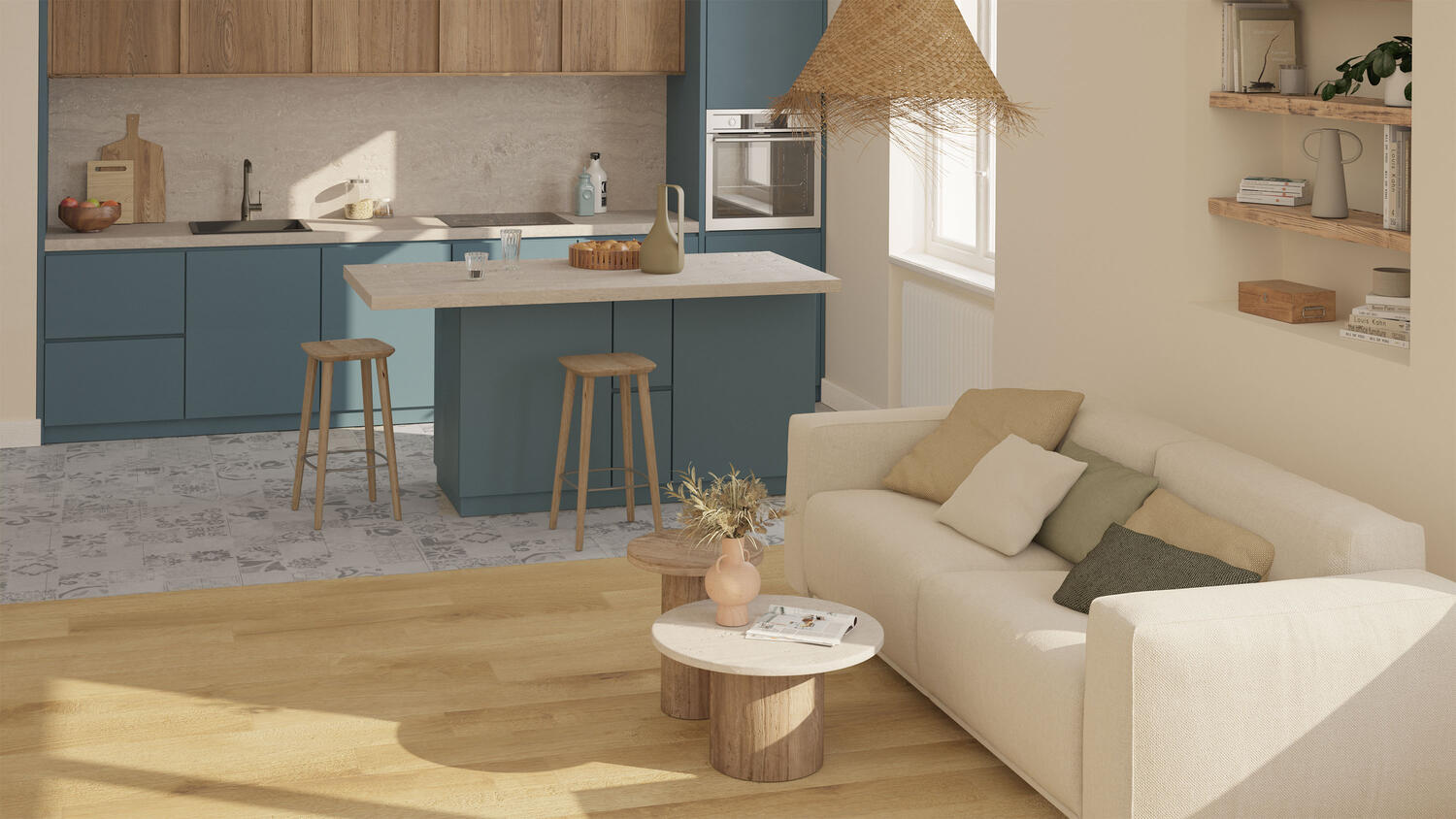 Elegance Rigid 55 Season Oak Natural